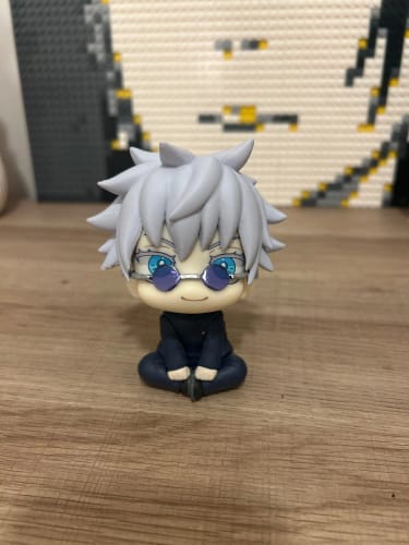 Customer photo review of 10cm Jujutsu Kaisen Mini Figures Satoru Gojo Figure Action Geto Suguru Figurine Anime Model PVC Collection Toys