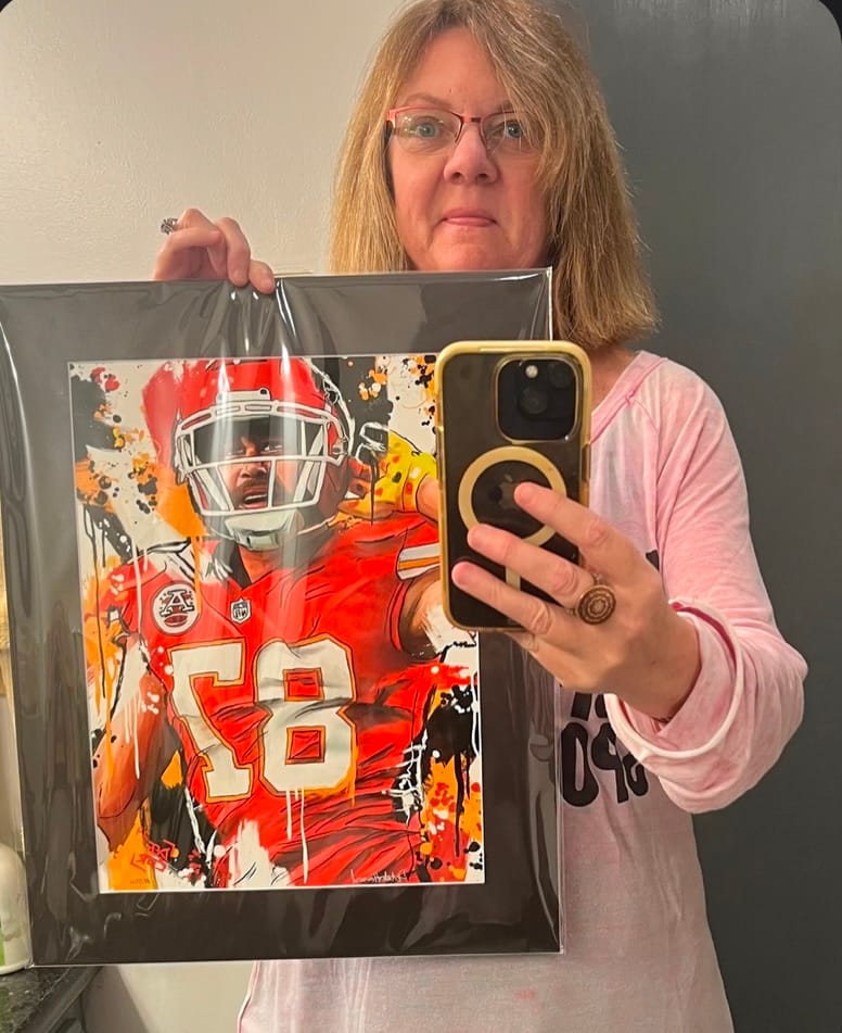 Customer photo review of Travis Kelce – The Heart of the Game
