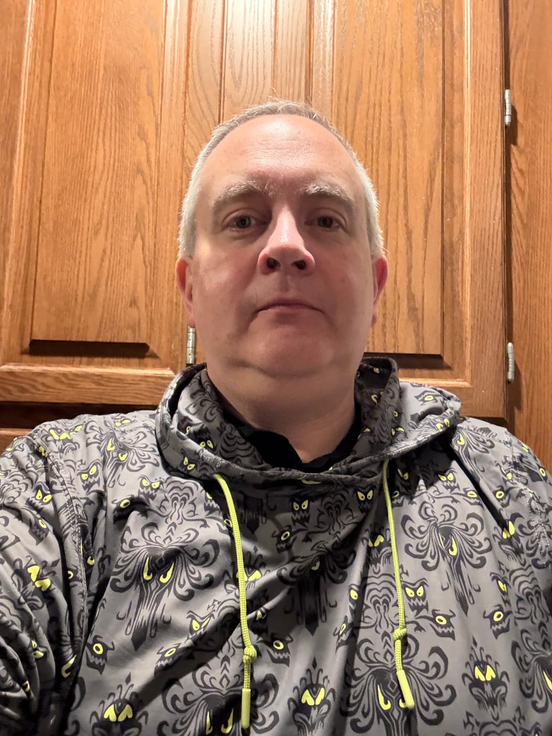 Customer photo review of Disney’s Haunted Mansion "Wall Creeps" – Performance Hoodie