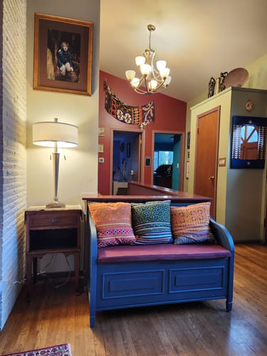 Customer photo review of Fabric Paint -- Maroon