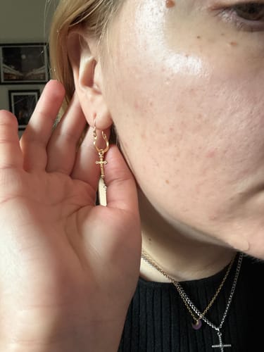 Customer photo review of Cross Charm