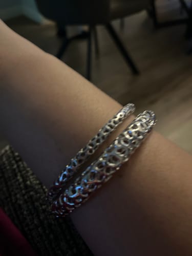 Customer photo review of Rachel Galley Signature Allegro Bangle