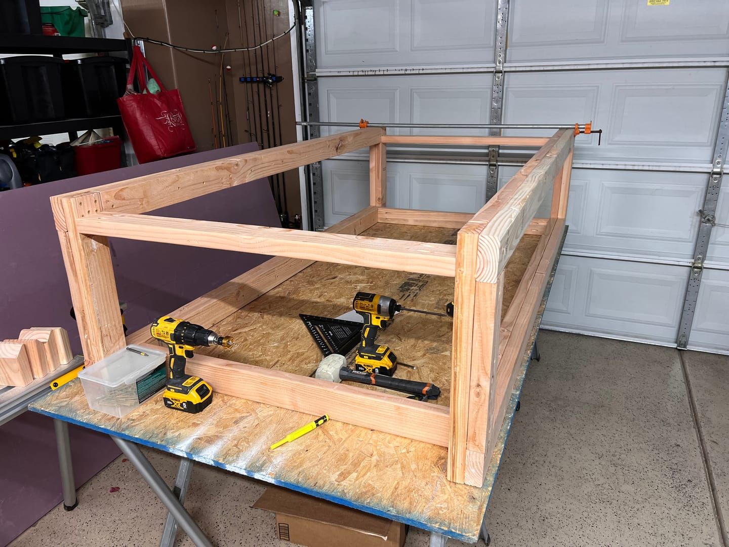 Customer photo review of The Mega Table Saw Workbench - Digital Download