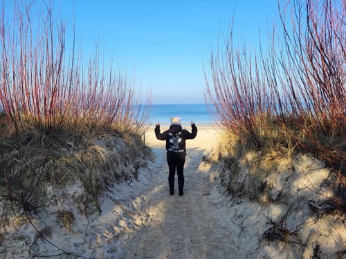 Customer photo review of Von Herzen Maus - Hoodie Unisex Rückendruck