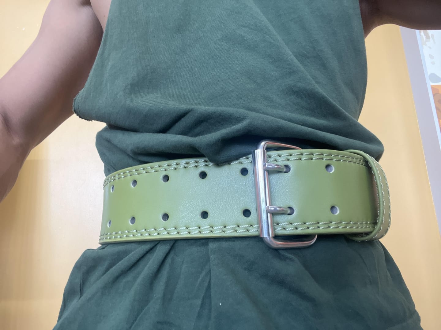 Customer photo review of トレーニングベルト AZ7