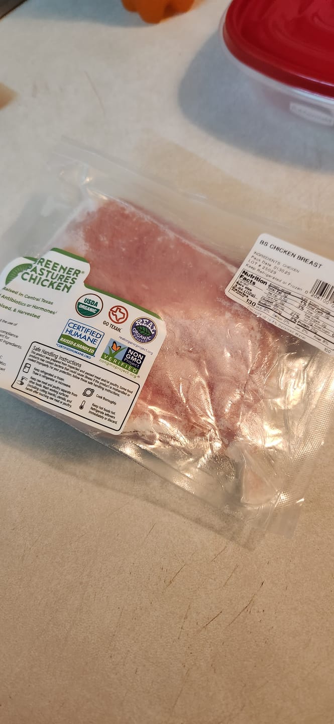Customer photo review of Pasture-Raised Chicken Breast Tenders