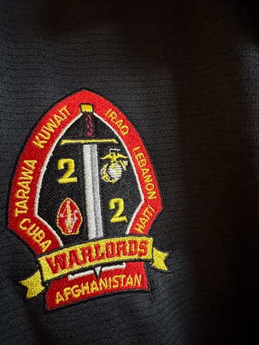 Customer photo review of 2/2 Marines Embroidered Under Armour® Men's Polo