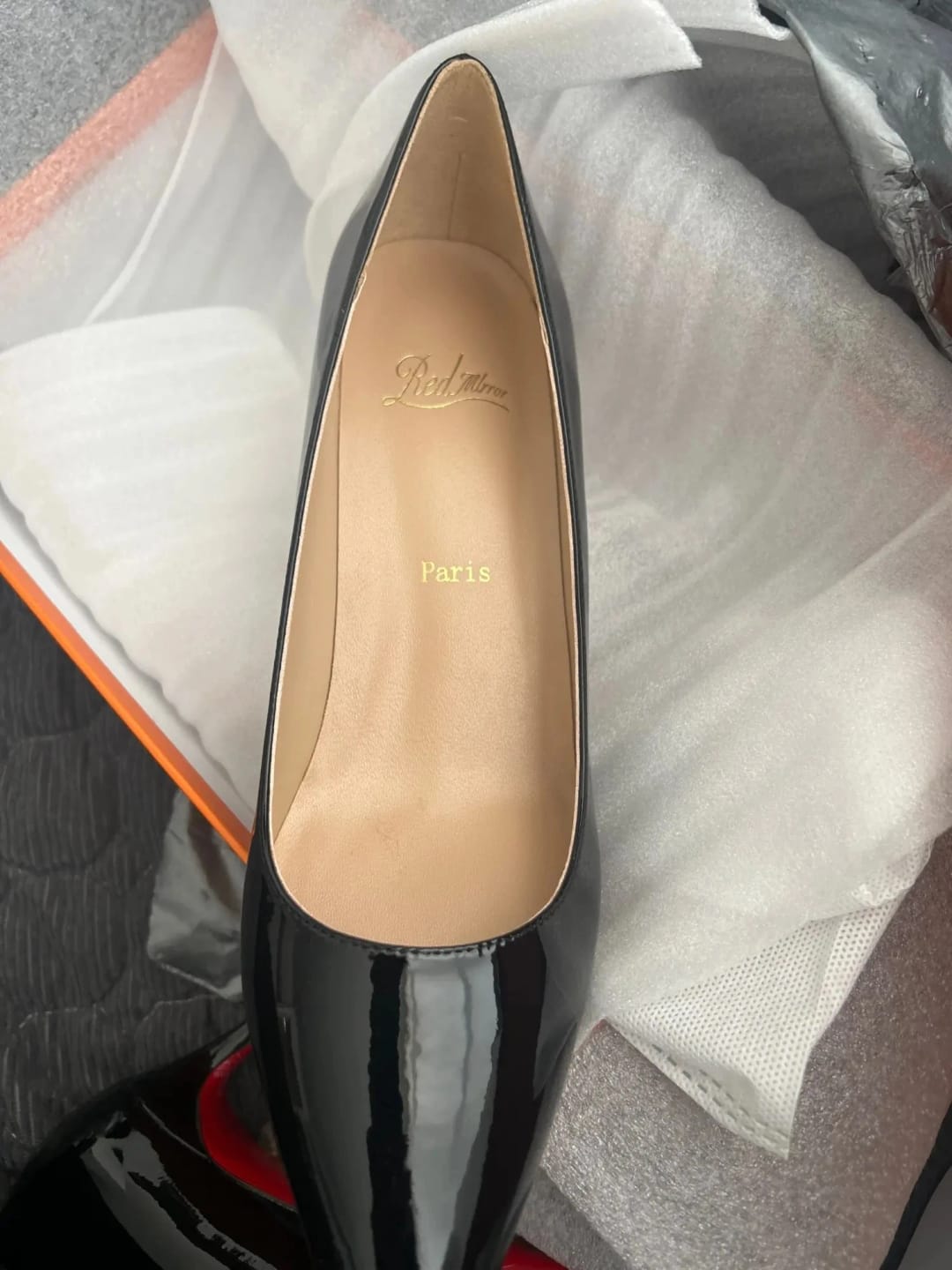 Customer photo review of Shoes Woman 2024 Trend Luxury Shoes For Women Brand Pumps Red Shiny Bottom Pointed Toe High Heels Party Elegant Ladies Shoe 2025