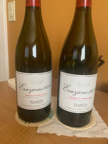 Customer photo review of 2018 Planeta 'Eruzione 1614' Nerello Mascalese Sicilia