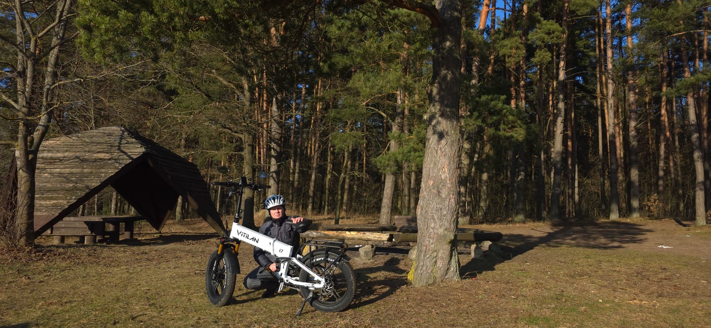 Customer photo review of I7 Pro Folding Full Suspension Electric Bike