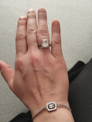 Customer photo review of Big White Ring | 925 Echtsilber