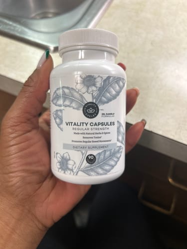 Customer photo review of Regular Strength Vitality Capsules