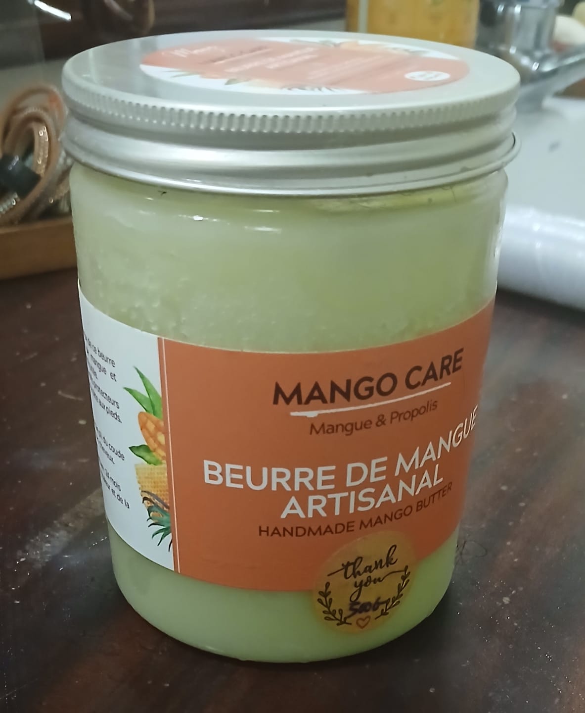 Customer photo review of Beurre de mangue artisanal CARE