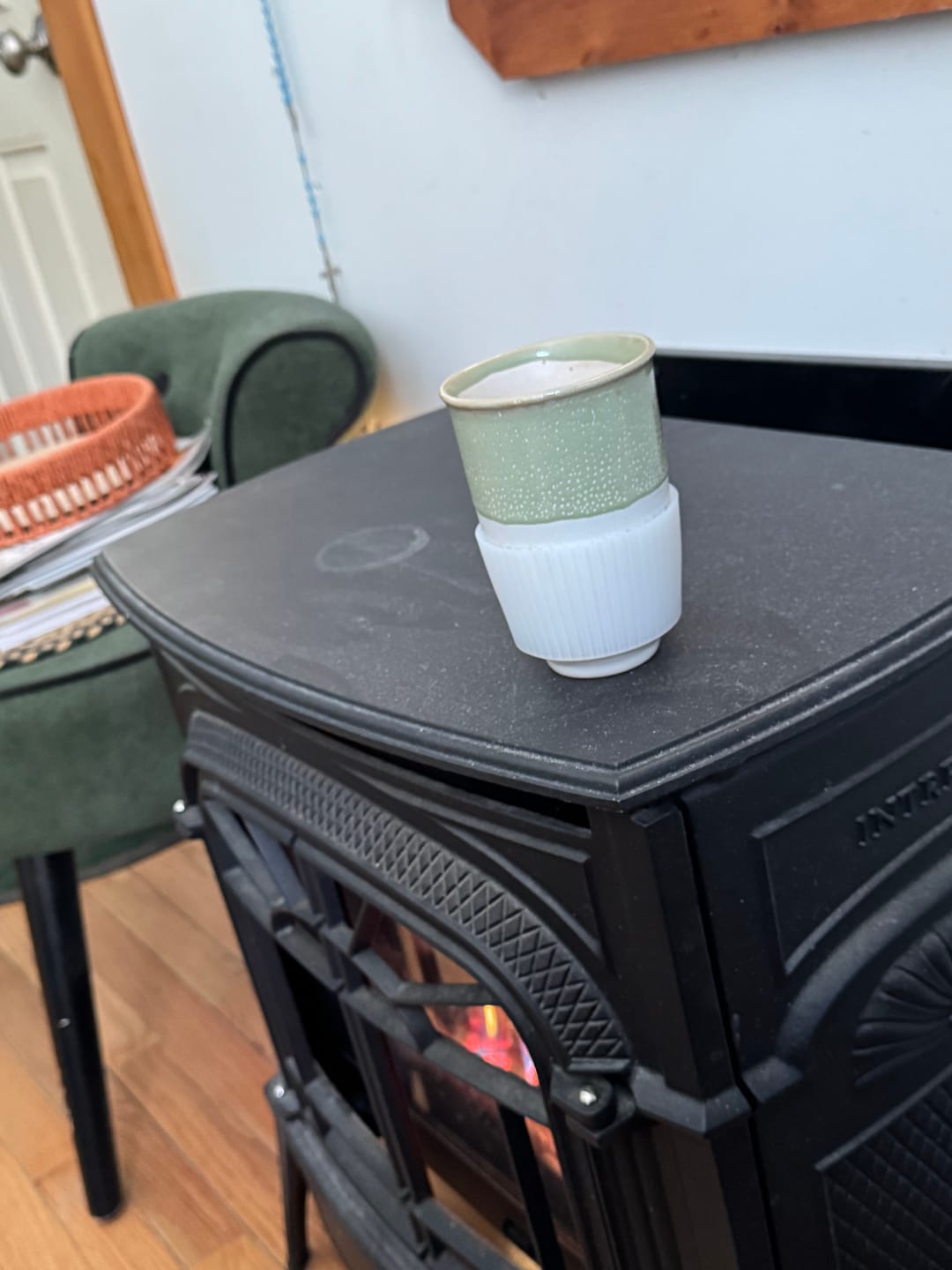 Customer photo review of Sage Green Cup (Includes Lid & Band)