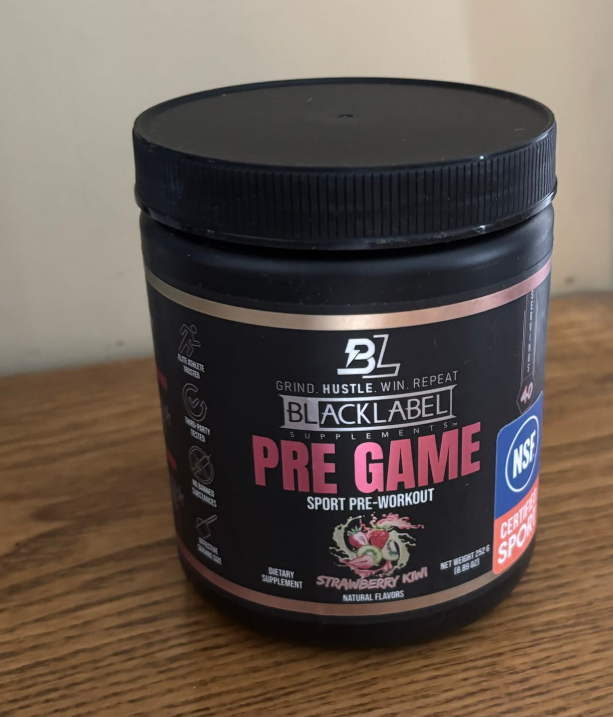 Customer photo review of PRE GAME