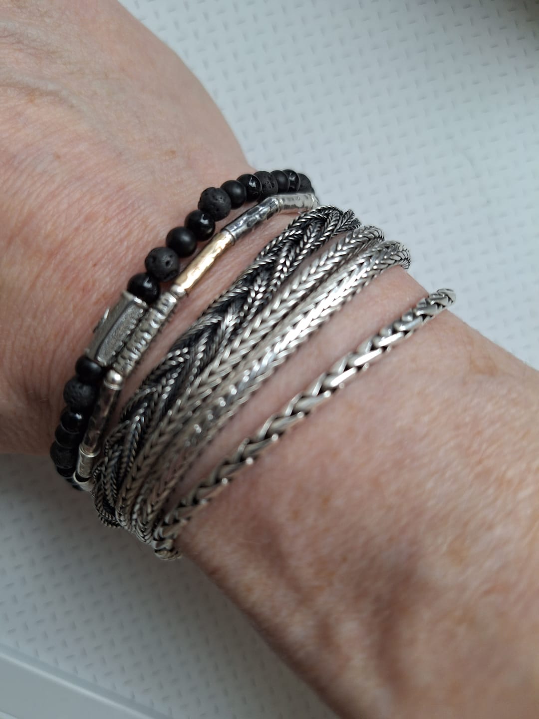 Customer photo review of WOVEN VIKINGS. - 925 STERLING SILVER