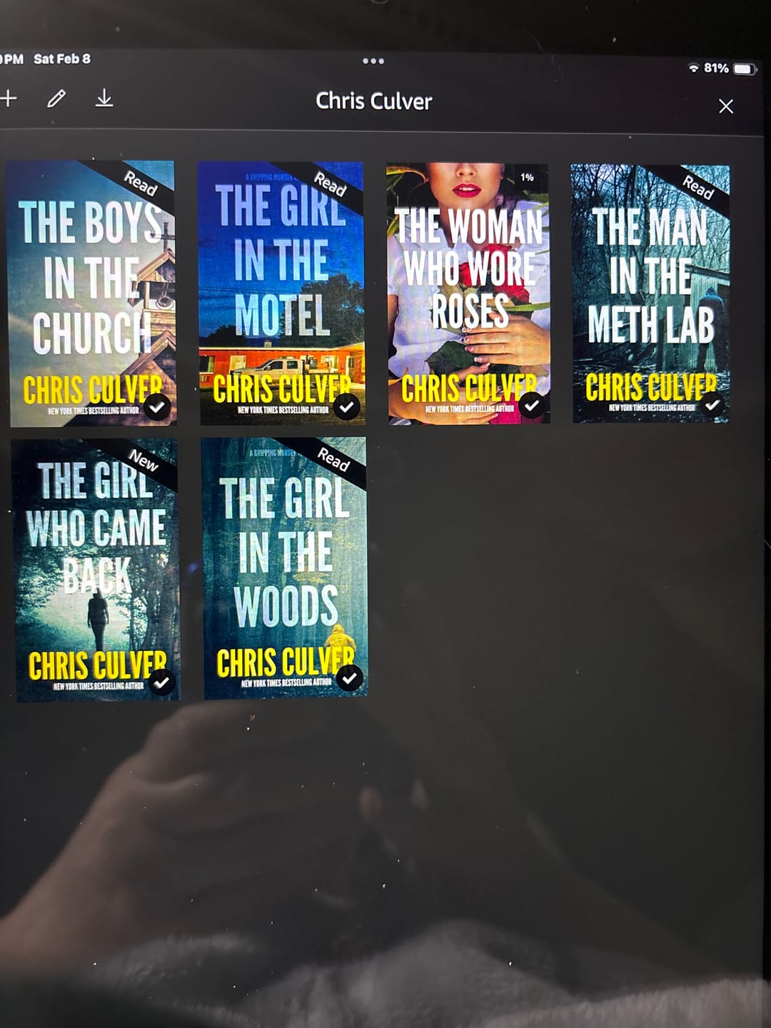 Customer photo review of EXCLUSIVE Joe Court eBook Set #1 + FREE bonus novella!