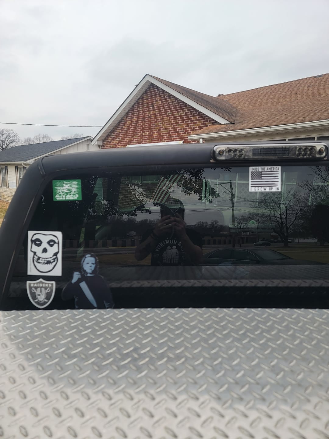 Customer photo review of Alex Jones Was Right Decal