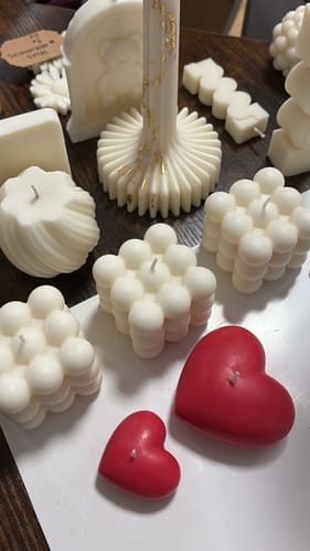 Customer photo review of Cera de Soja para velas en Molde, Pilar y Wax-melts (APF)
