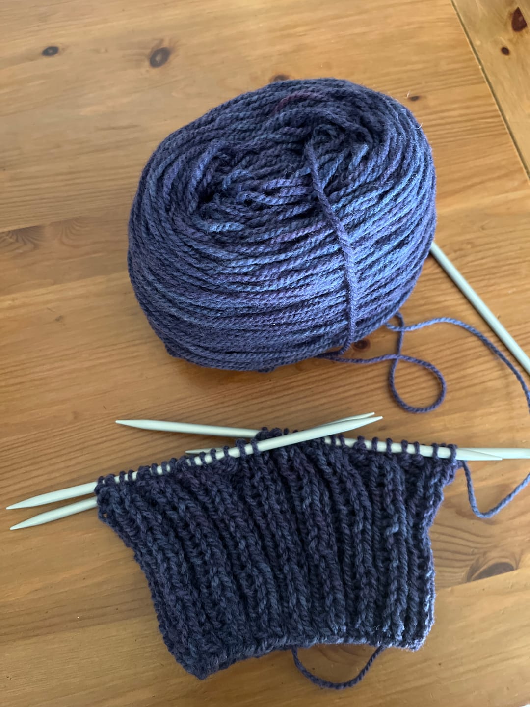 Customer photo review of Bunte Regionale Merinowolle (handgefärbt)