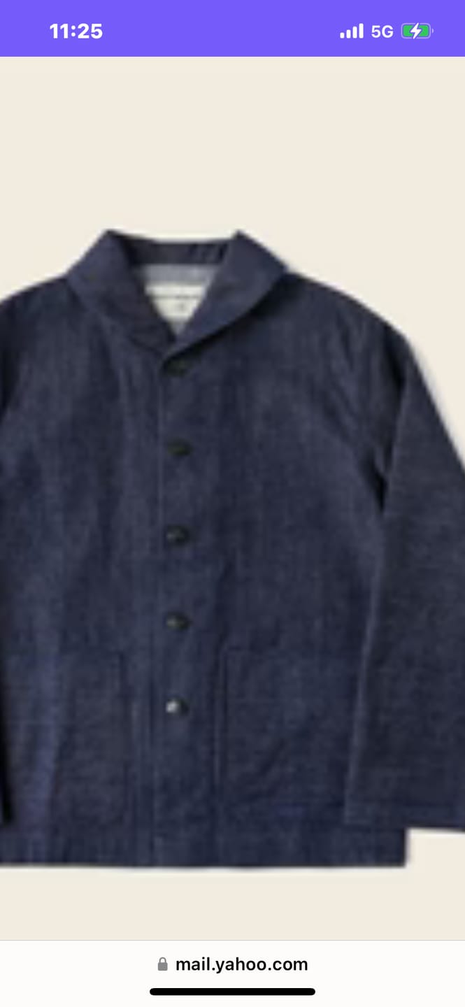 Customer photo review of 1922 USN 2nd Denim Coverall Utility Jacket