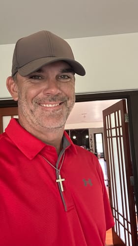 Customer photo review of Lord's Prayer Cross Pendant Necklace