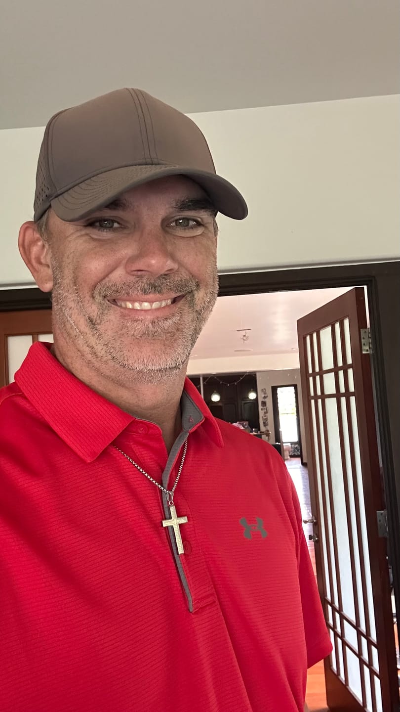 Customer photo review of Lord's Prayer Cross Pendant Necklace
