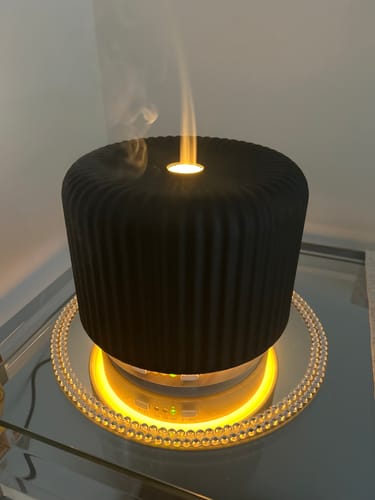 Customer photo review of Live Slow- Geurwolkje® Aroma Diffuser - Keramiek Zwart - 200 ml