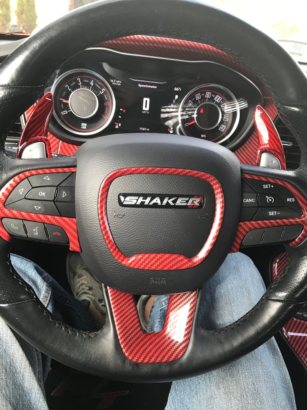Customer photo review of "Shaker" Steering Wheel Center Badge