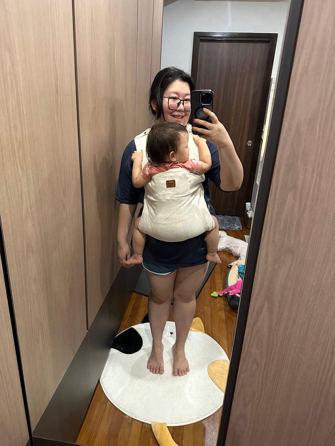 Customer photo review of Happy Toddler Carrier