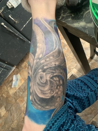 Customer photo review of Signature Tattoo Numbing Cream 3 TUBE