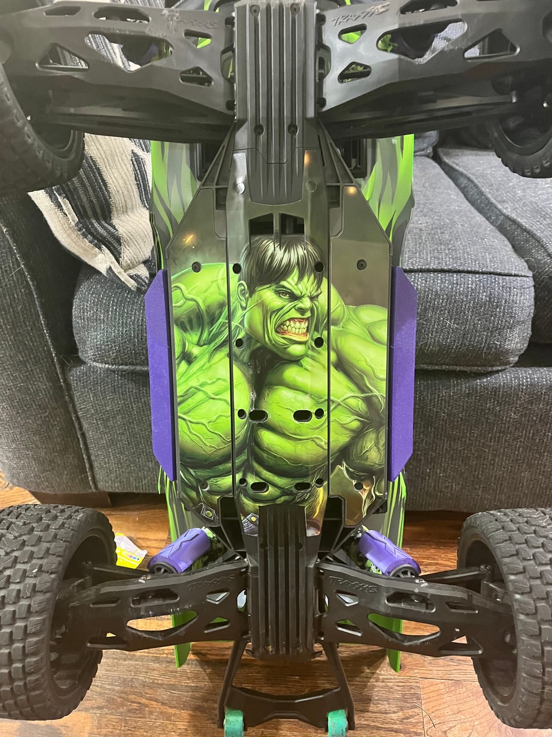 Customer photo review of XRT compatible "CREATE YOUR OWN SKIN" chassis protector skin