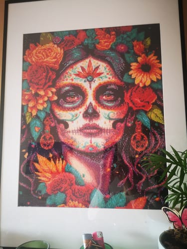 Customer photo review of 5D Diamond Painting AB Steine La Catrina
