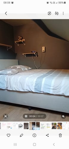 Customer photo review of Boxspring Relax (Extra hoge instap)