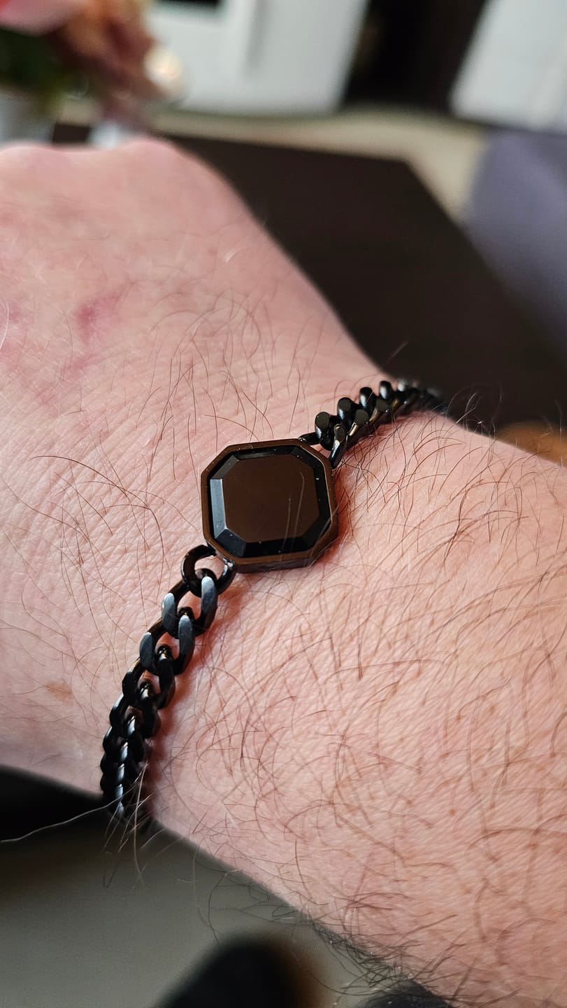 Customer photo review of Classic Armband - Onyx - Schwarz - Für Ihn