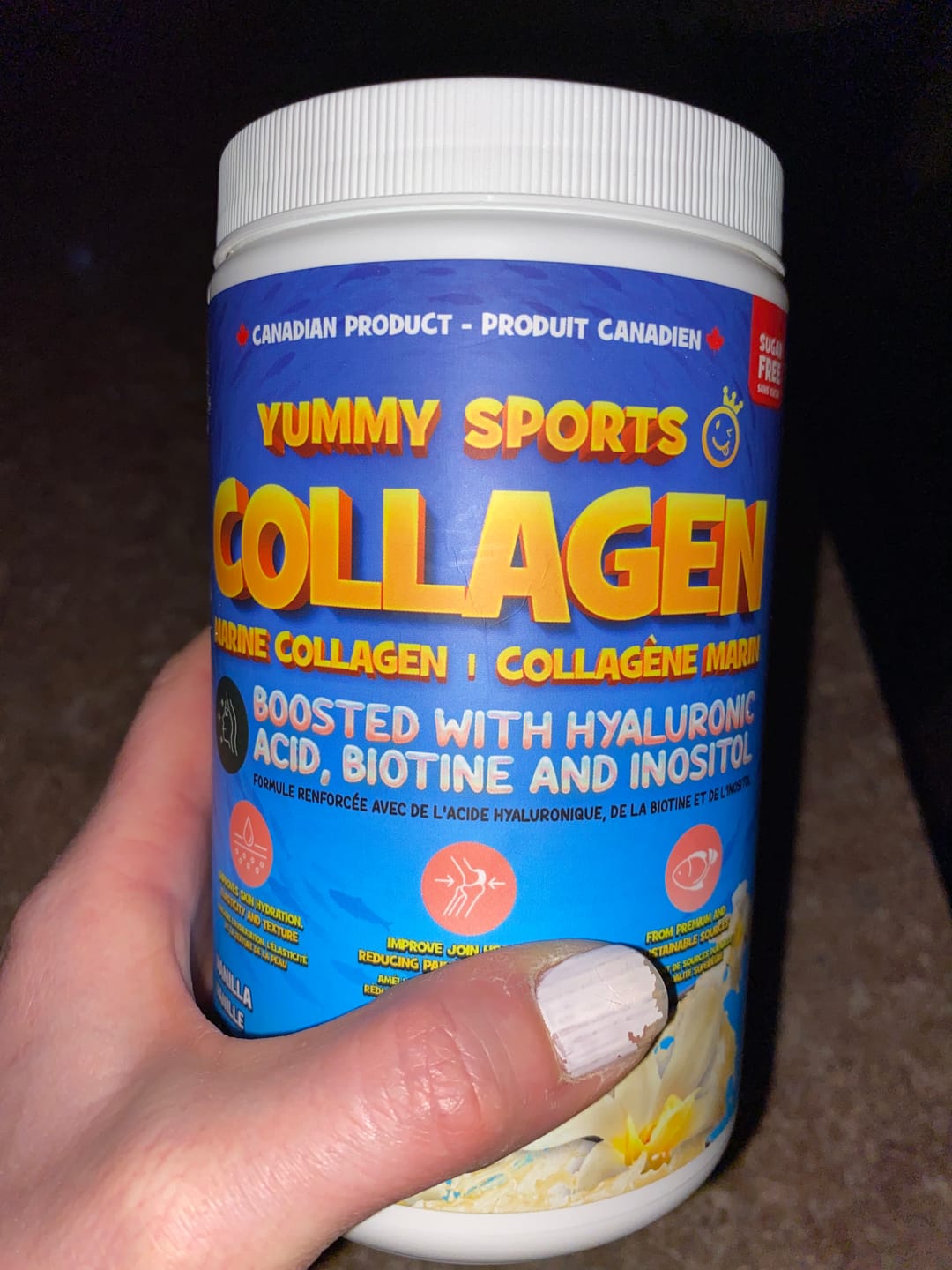 Customer photo review of Yummy Sports - Collagène marin + 435g