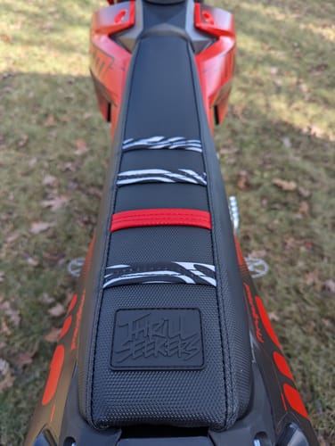 Customer photo review of Custom Seat Cover: 2023 Piranha PIRANHA YCF140