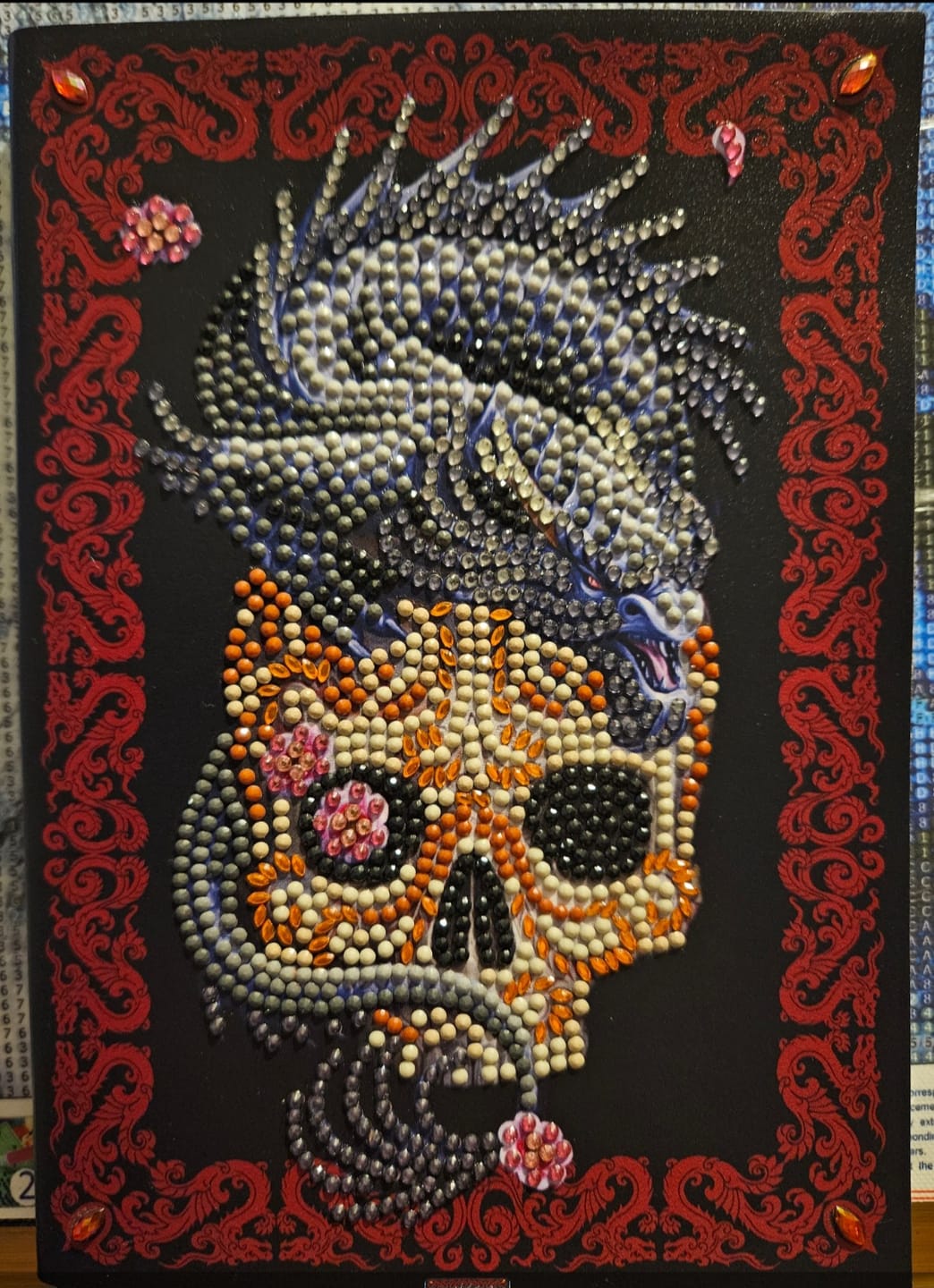Customer photo review of "Oriental Dragon" by Anne Stokes Crystal Art Planner