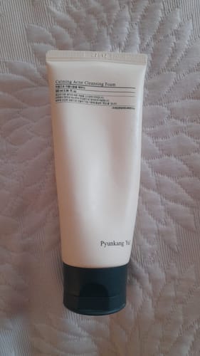 Customer photo review of Calming Acne Cleansing Foam