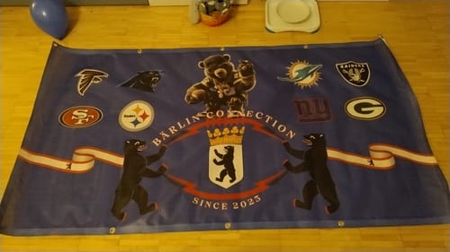 Customer photo review of Banner inkl. Druck