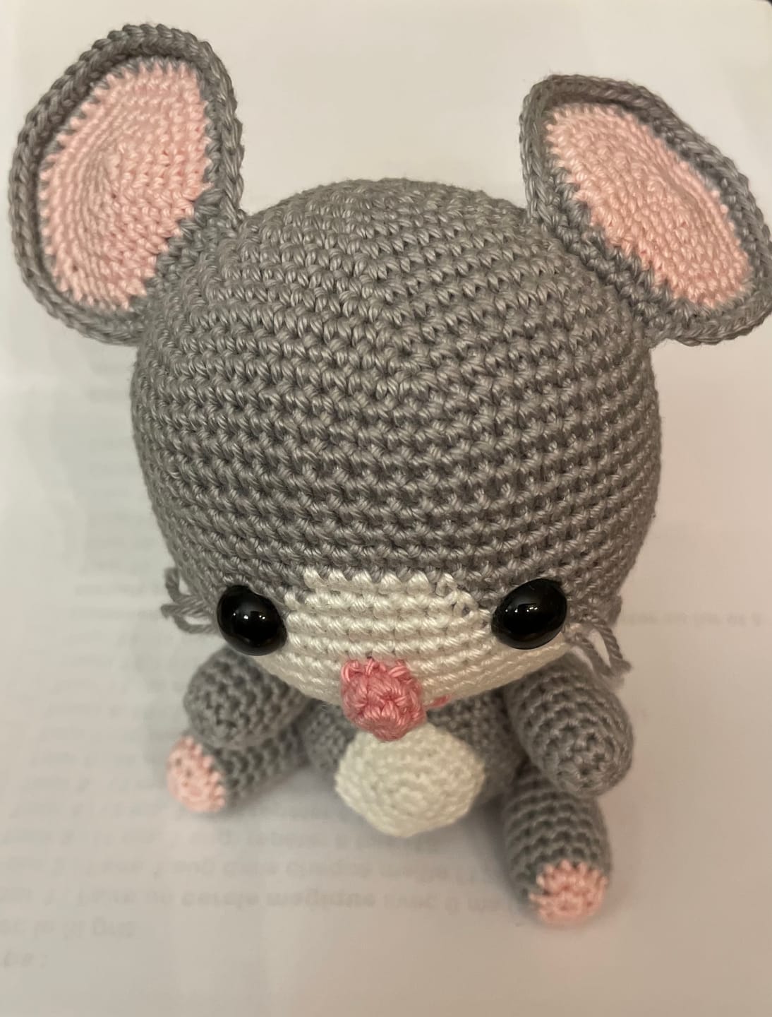 Customer photo review of Kit de crochet Sophie la Souris