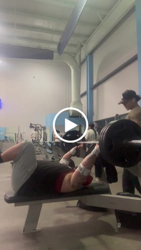 Customer video review of Personal Record Heavy Duty Premium Elbow Wraps - PR903 - Digital Snow