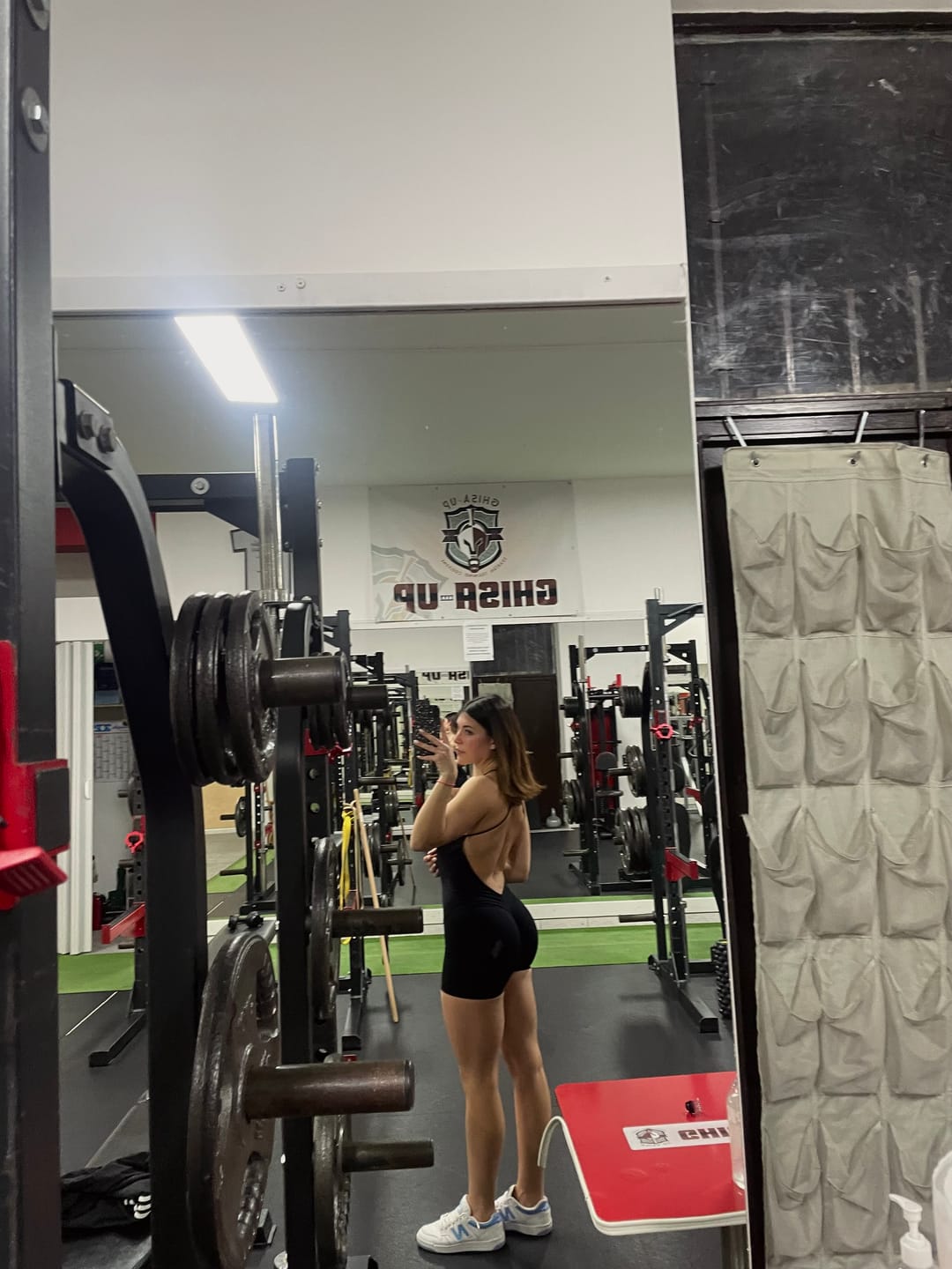 Customer photo review of Jumpsuit Corta Teti Bretelline Nero