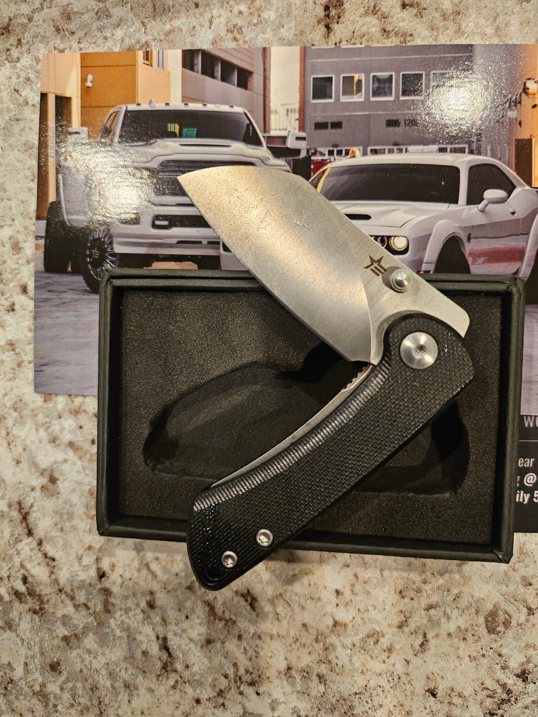 Customer photo review of Titanium Pocket Knife
