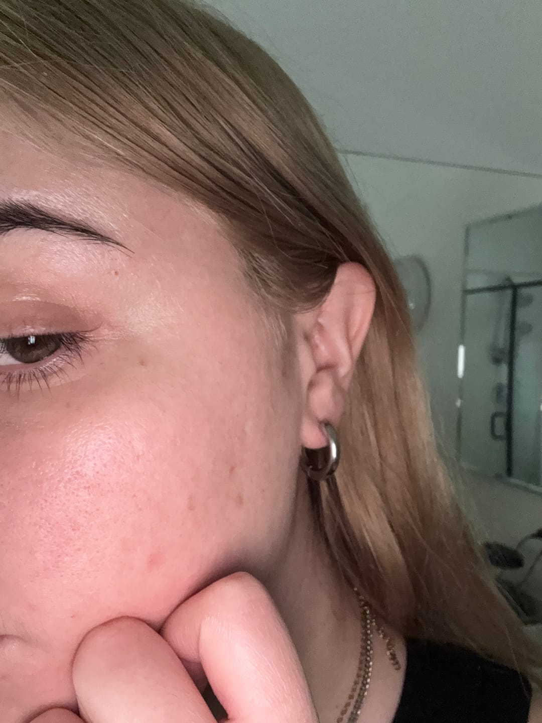 Customer photo review of Chunky Endless Hoops