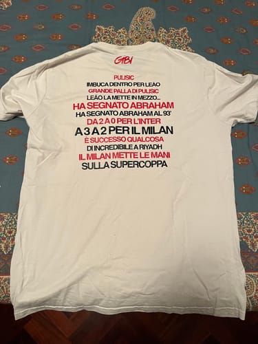 Giovanni M. review of T-Shirt HA SEGNATO ABRAHAM! image 1 out of 1