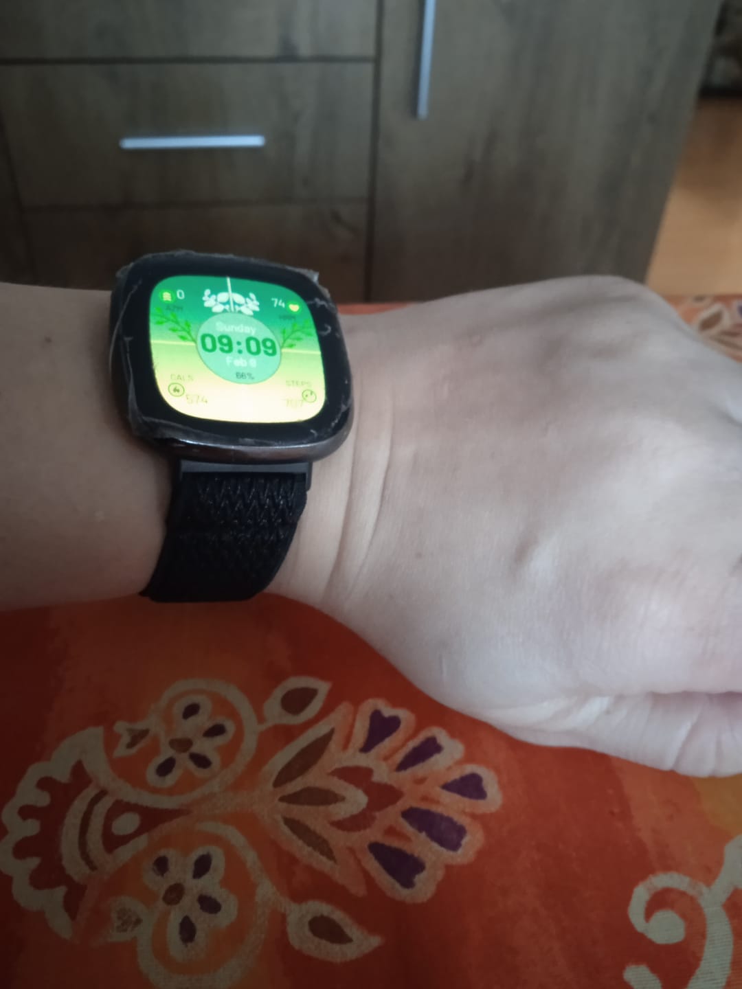 Customer photo review of Fitbit Versa / Sense - Nylon Ersatzarmband