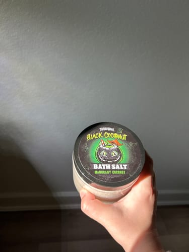 Customer photo review of Black Coconut  Bath Salts