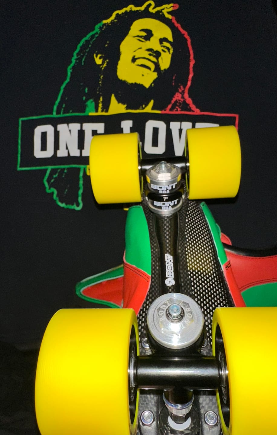 Customer photo review of Zeus Carbon NTS Roller Skate Plates