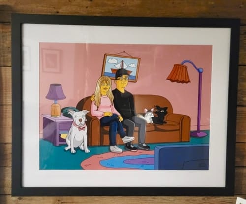 Customer photo review of Premade Background